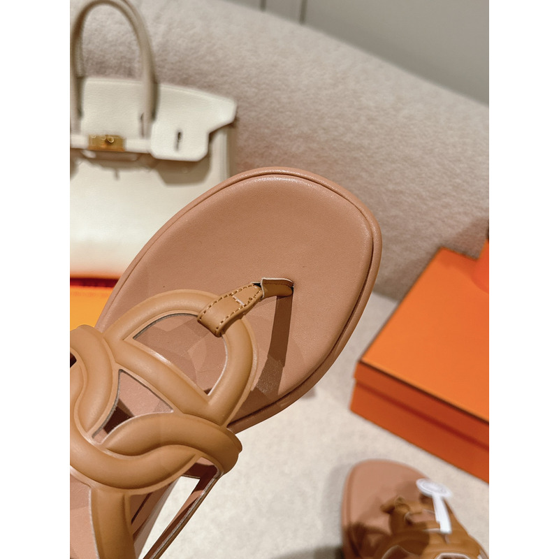 Hermès Gipsy Sandal Brown