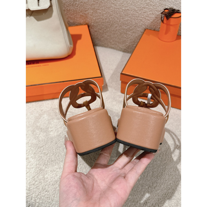 Hermès Gipsy Sandal Brown