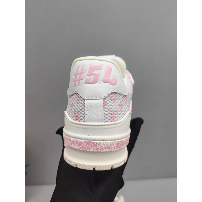 l**is V*t*n trainer sneaker pink&white