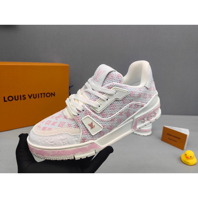 l**is V*t*n trainer sneaker pink&white