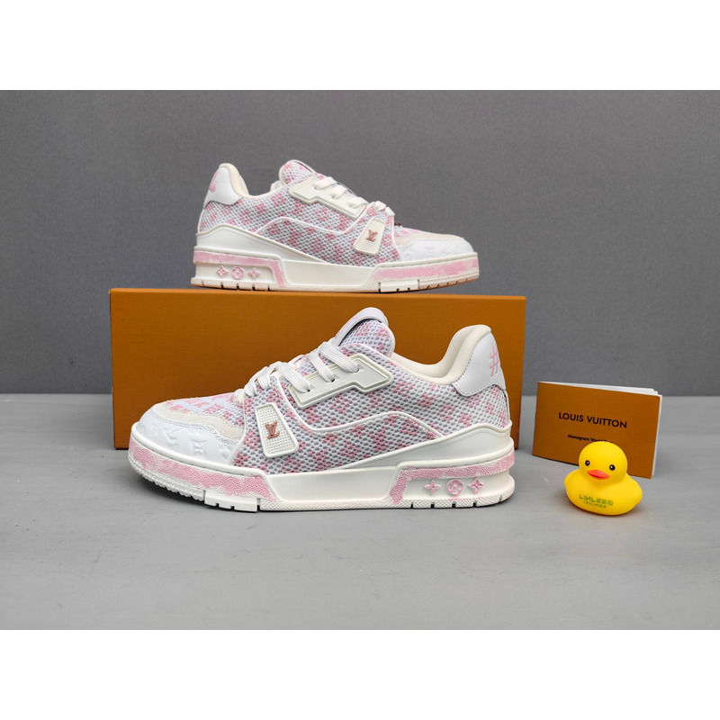 l**is V*t*n trainer sneaker pink&white