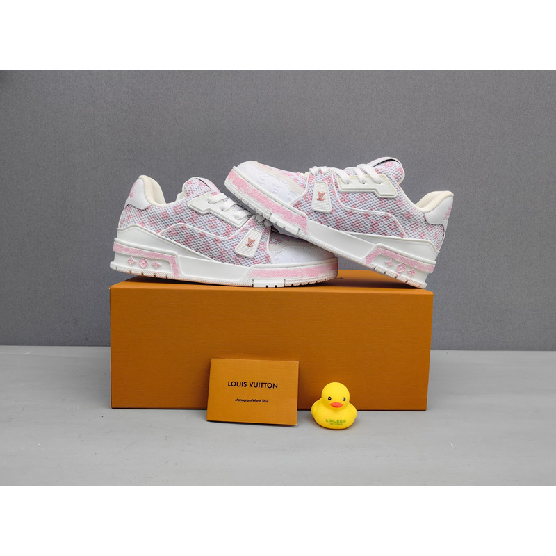 l**is V*t*n trainer sneaker pink&white