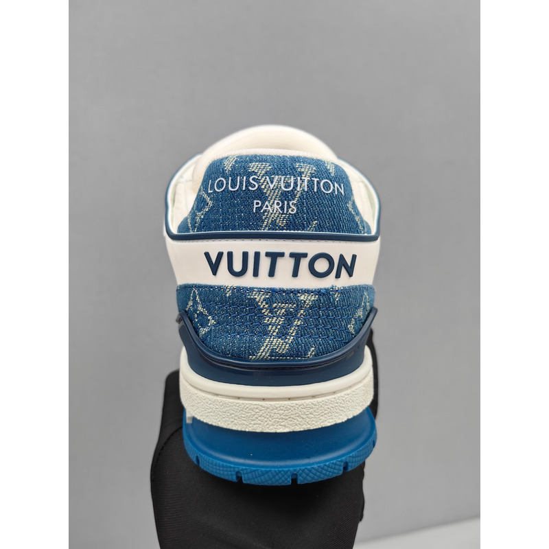 l**is V*t*n trainer sneaker blue&white