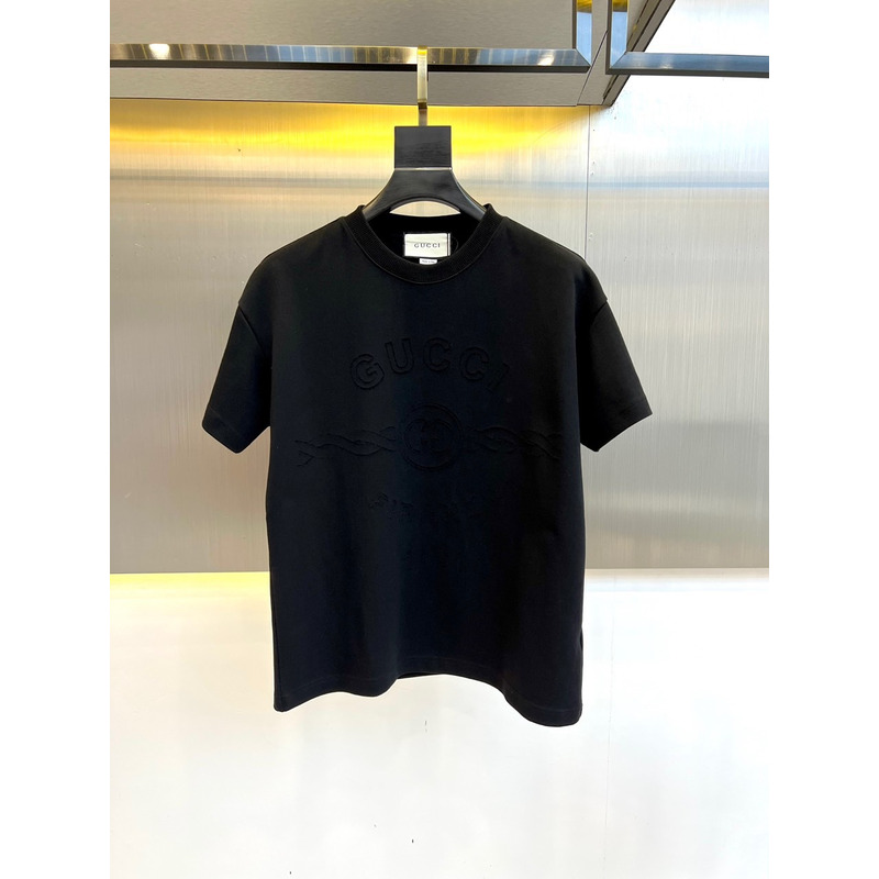 G*u*i logo t-shirt cotton in black