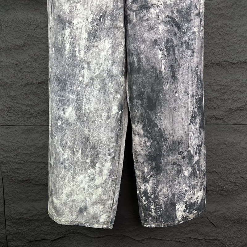 Acne Studios Loose Fit Jeans In Cool Gray