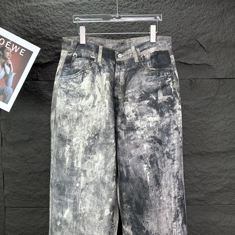 Acne Studios Loose Fit Jeans In Cool Gray