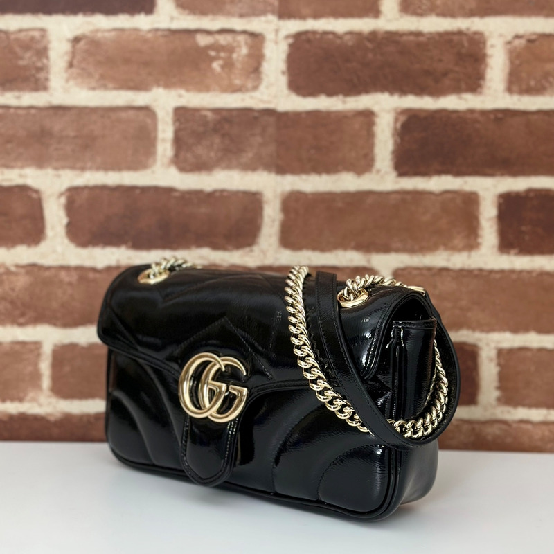 G*u*i gg marmont series small shoulder bag black