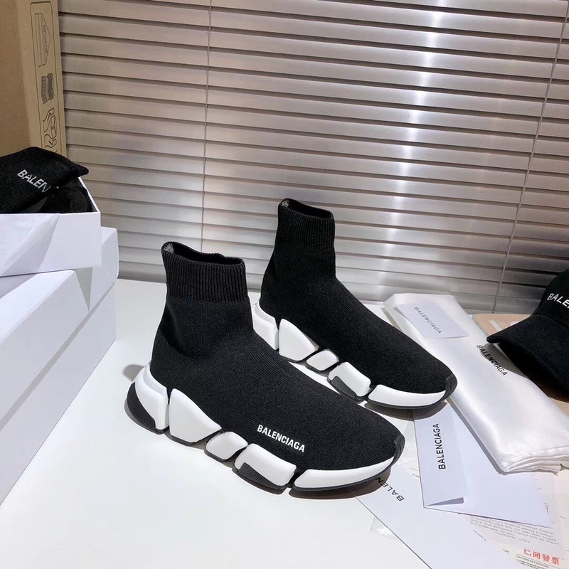 Ba*len*cia*ga speed 2.0 black white sneaker