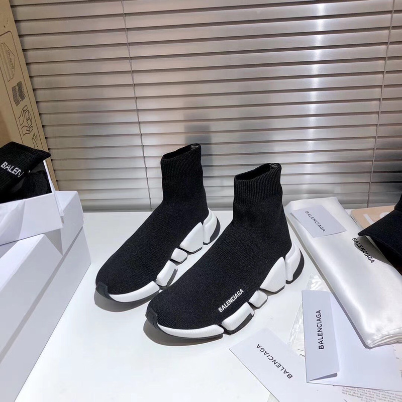 Ba*len*cia*ga speed 2.0 black white sneaker