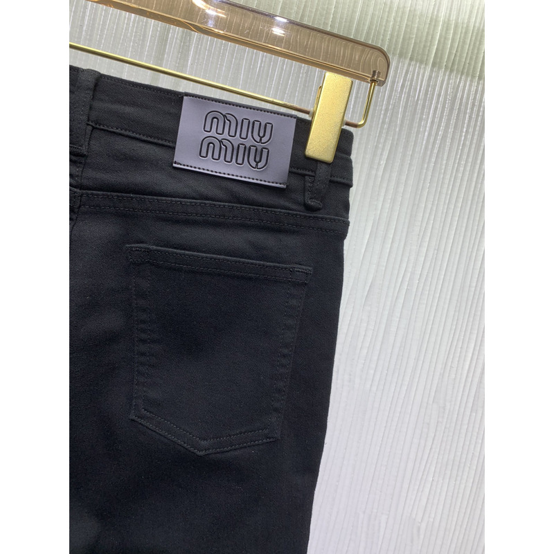 Miu Miu Denim Jeans Black