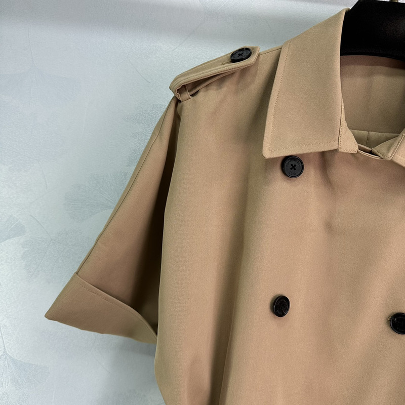 D*or belted shirtdress in brown