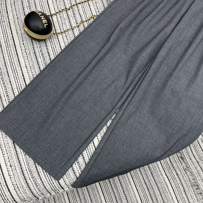 Miumiu Loose Fit Pants Grey