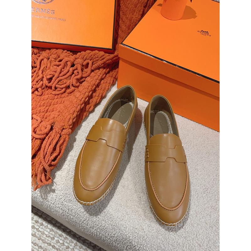 Hermès Trip espadrille Yellow-Brown