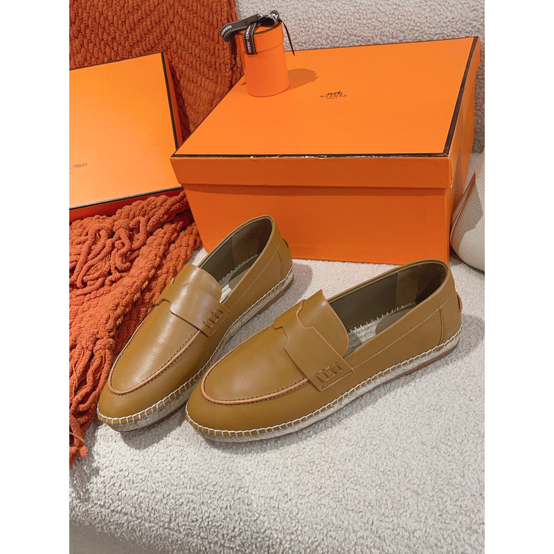 Hermès Trip espadrille Yellow-Brown