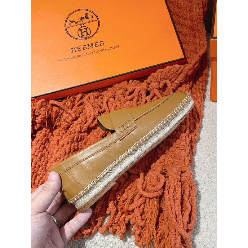 Hermès Trip espadrille Yellow-Brown