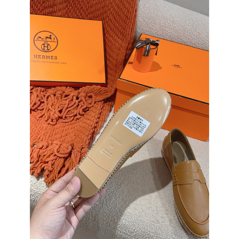 Hermès Trip espadrille Yellow-Brown