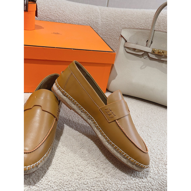 Hermès Trip espadrille Yellow-Brown