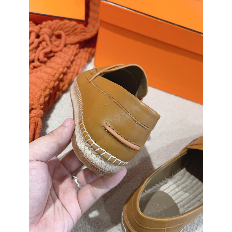 Hermès Trip espadrille Yellow-Brown