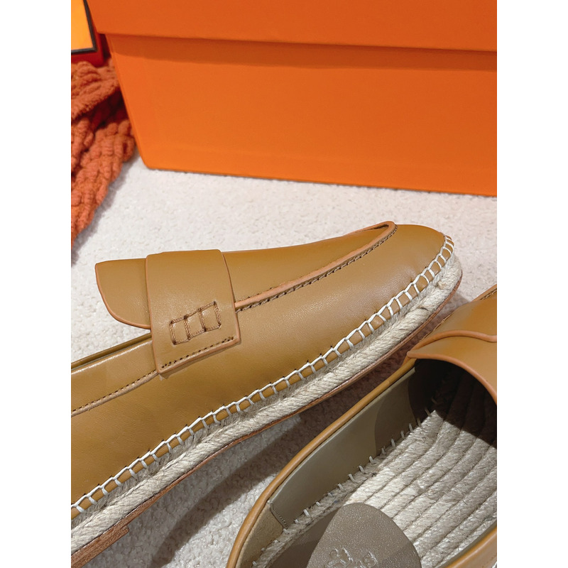 Hermès Trip espadrille Yellow-Brown