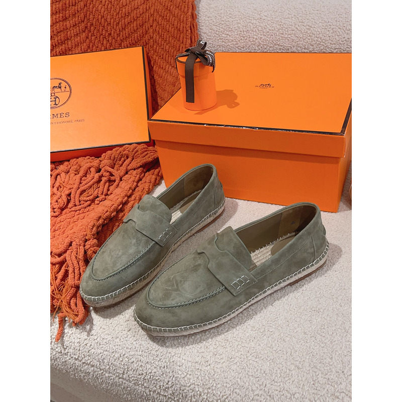 Hermès Trip Espadrille Grey Sable