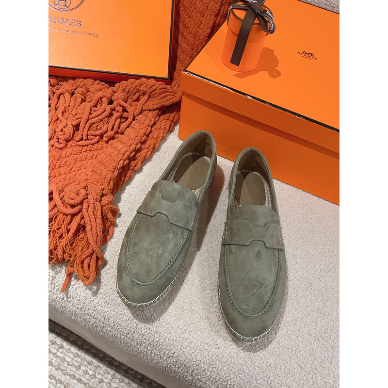 Hermès Trip Espadrille Grey Sable