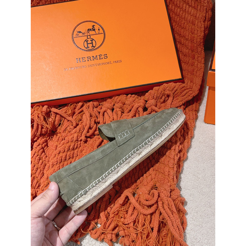 Hermès Trip Espadrille Grey Sable