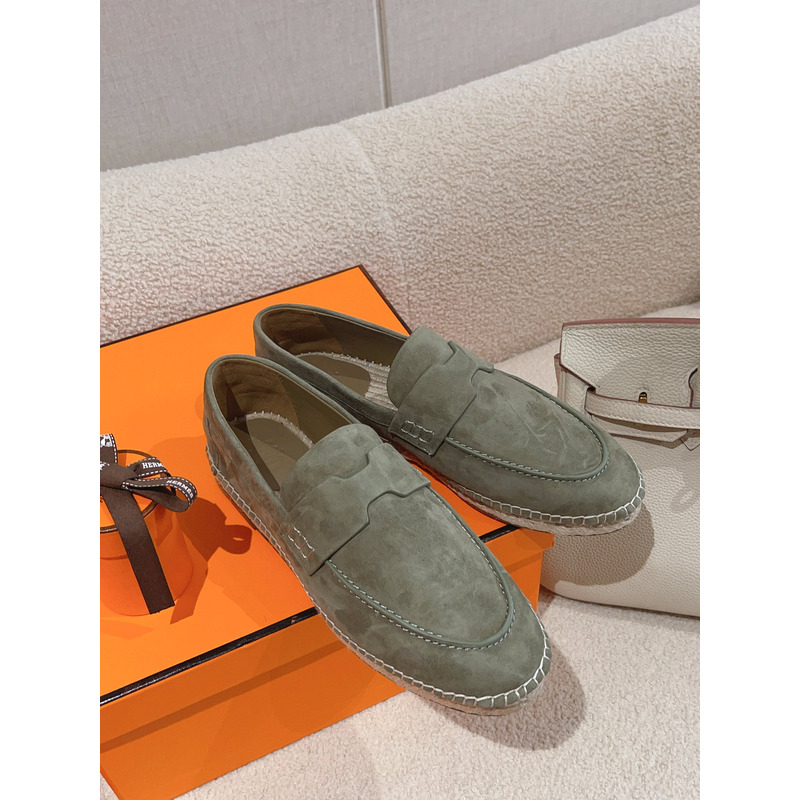 Hermès Trip Espadrille Grey Sable