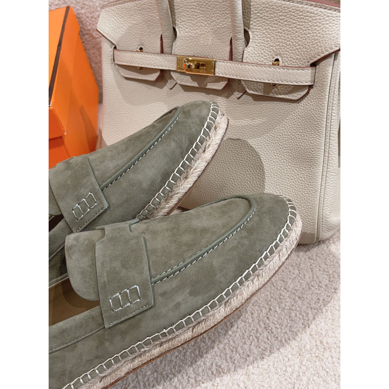 Hermès Trip Espadrille Grey Sable