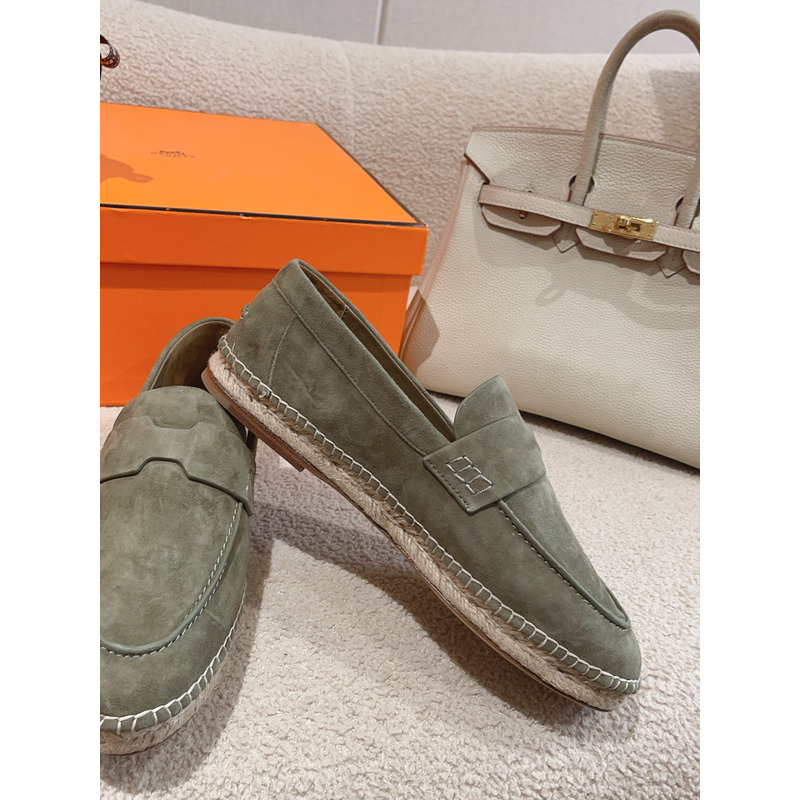 Hermès Trip Espadrille Grey Sable