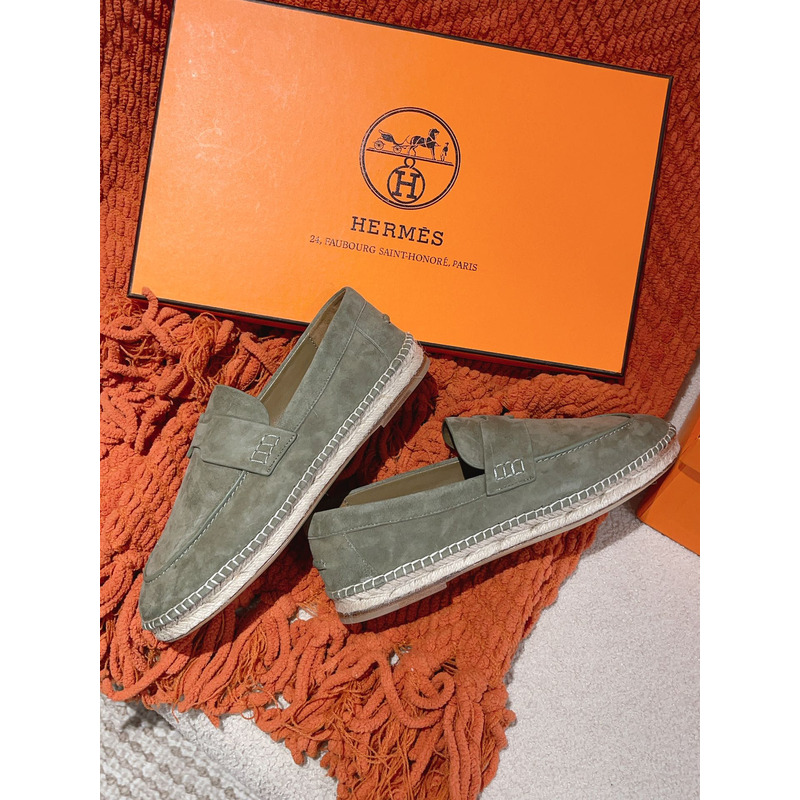 Hermès Trip Espadrille Grey Sable