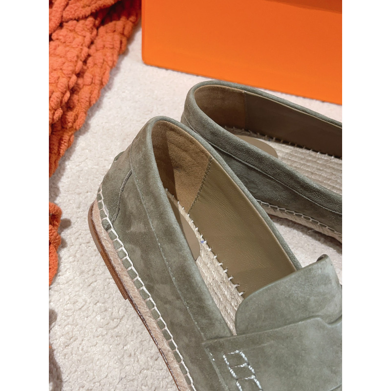 Hermès Trip Espadrille Grey Sable