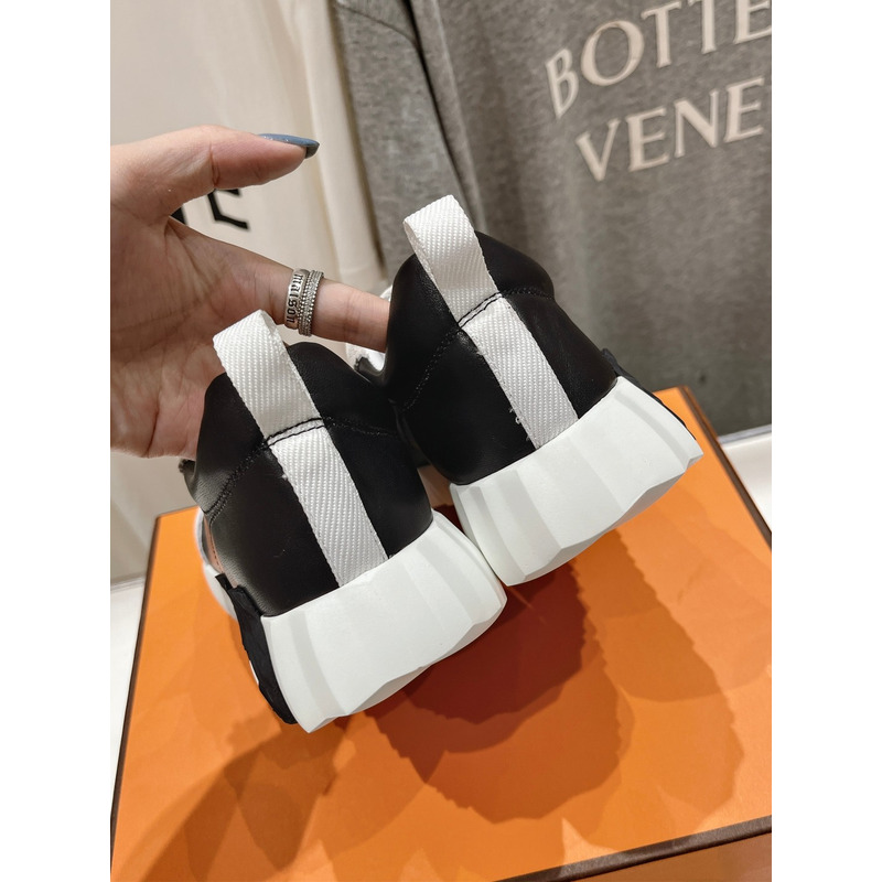 Hermès Bouncing Sneaker White And Black