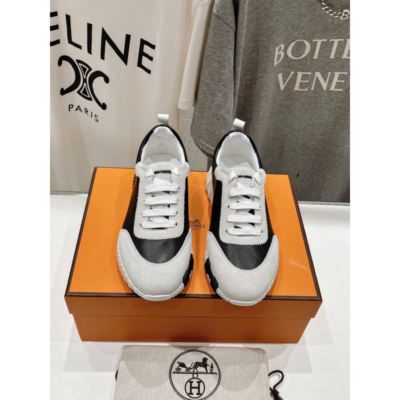 Hermès Bouncing Sneaker White And Black