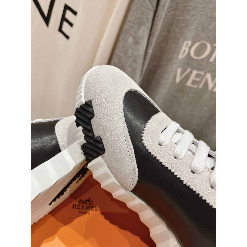 Hermès Bouncing Sneaker White And Black