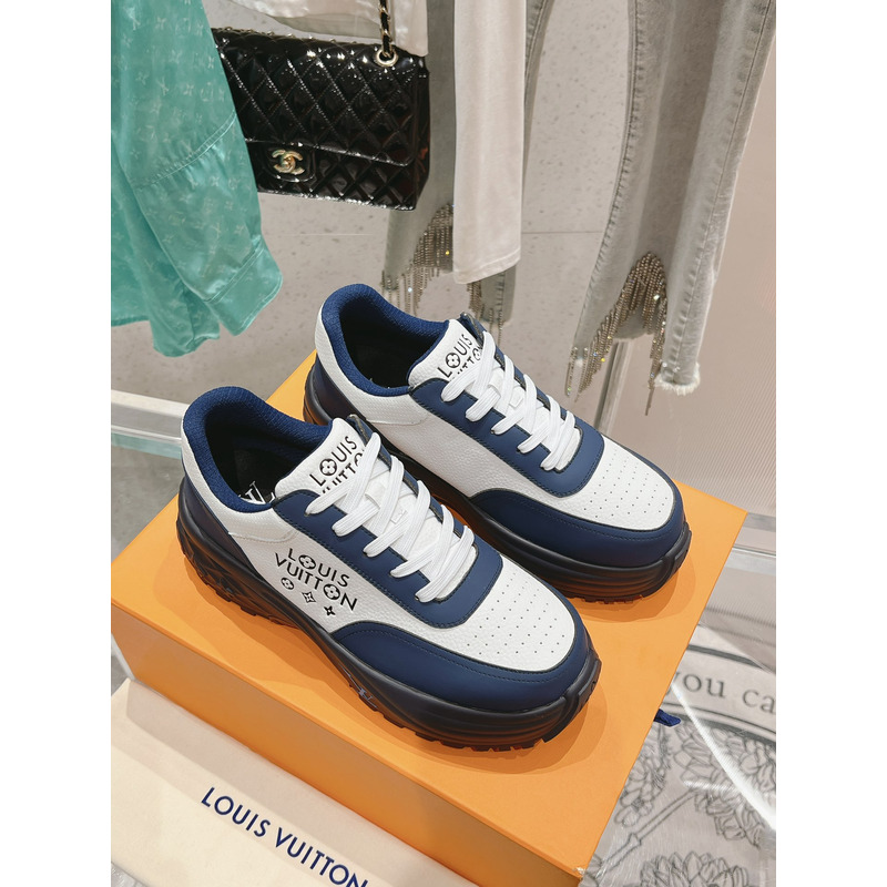 l**is V*t*n discovery sneakers blue&white