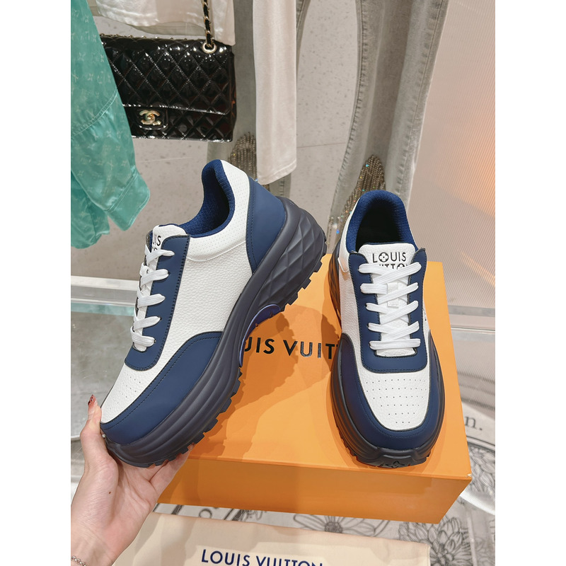 l**is V*t*n discovery sneakers blue&white