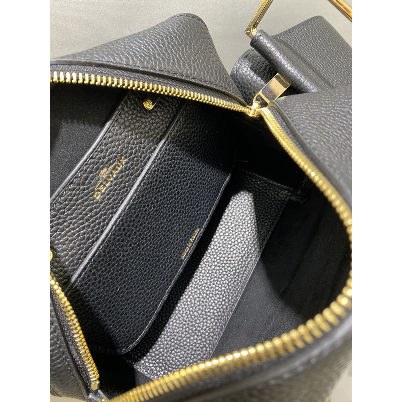 Delvaux Cool Box Mini In Taurillon Soft Black