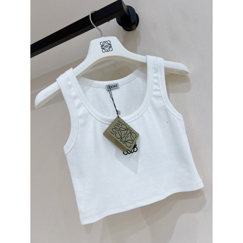 Loewe Cottton Tank Top White