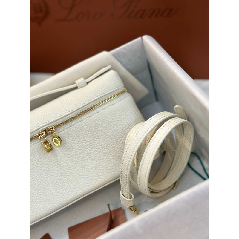 Loro Piana Extra Pocket L19 Pounch In White