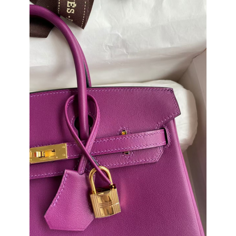 H**mes birkin 30 anemone epsom gold hardware purple