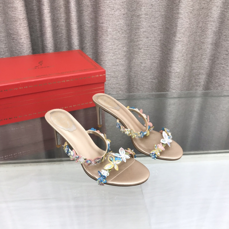 Rene Caovilla Eden Nude Sandals