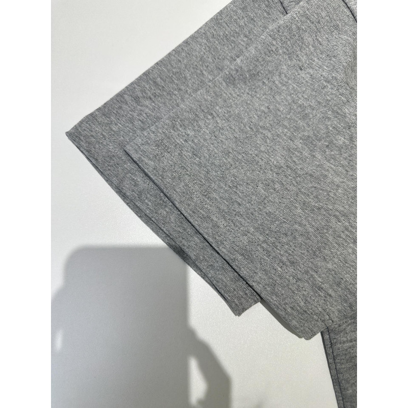 D*or logo relaxed fit jersey cotton t-shirt gray