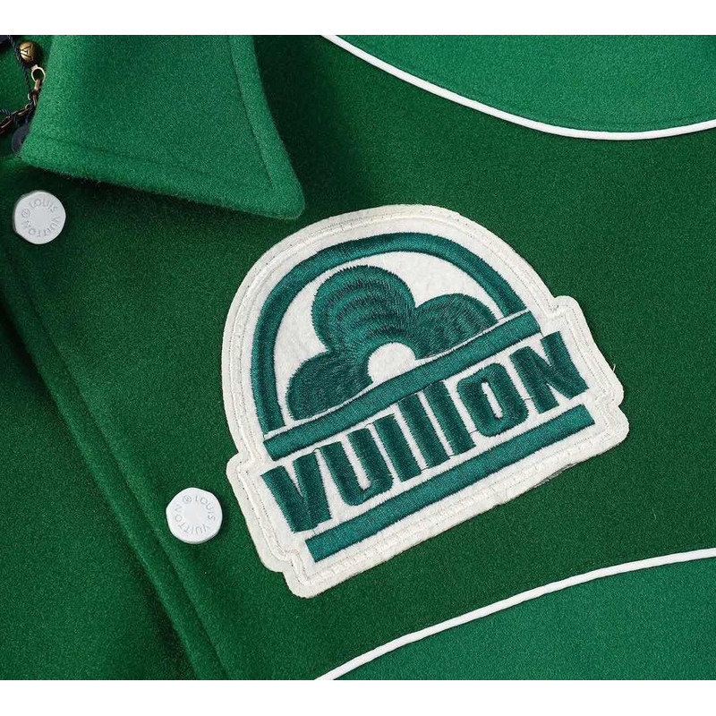 l**is V*t*n cotton coach jacket green