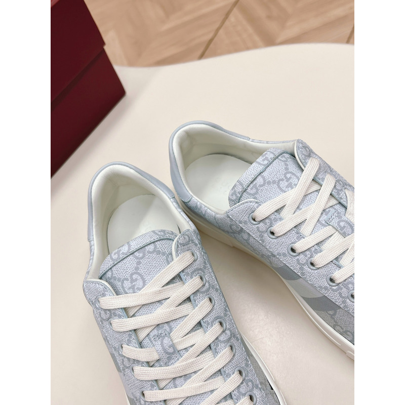 G*u*i ace sneaker with web in blue