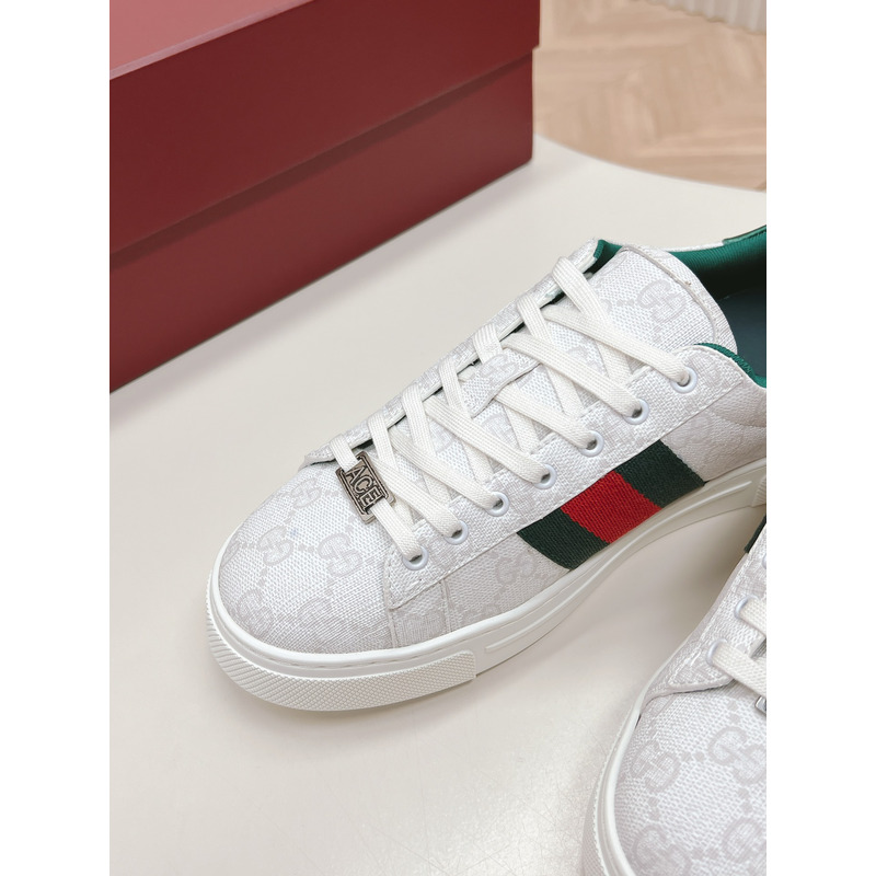 G*u*i  ace sneaker with web in white