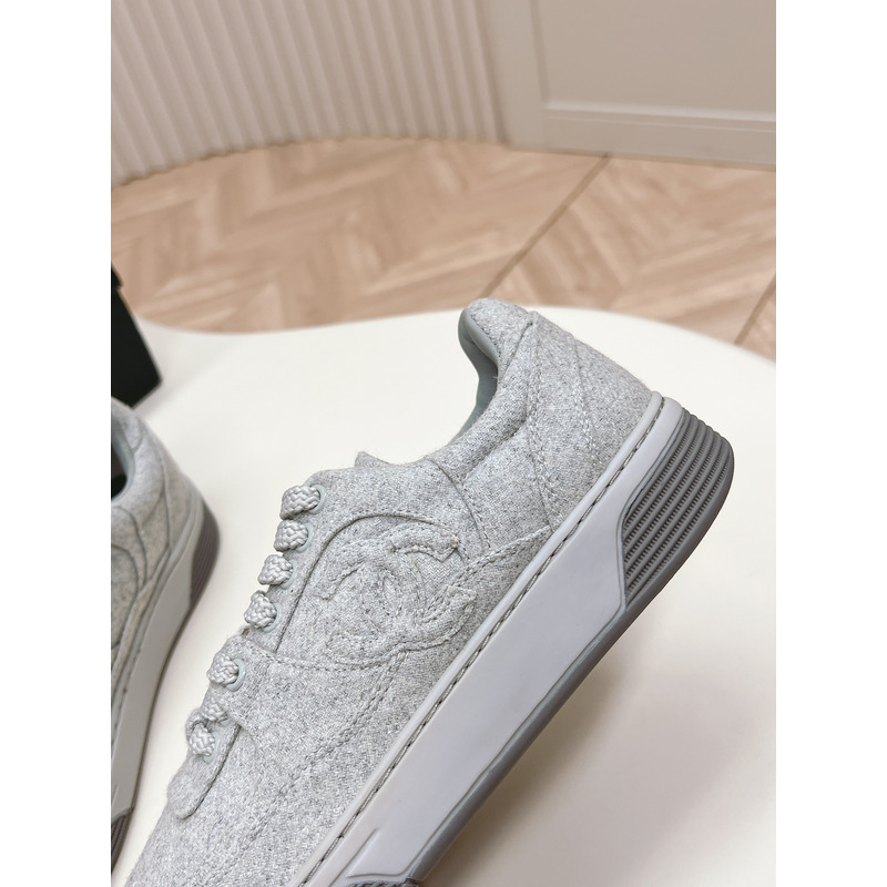 Ch*el trainers wool & mixed fibres light grey