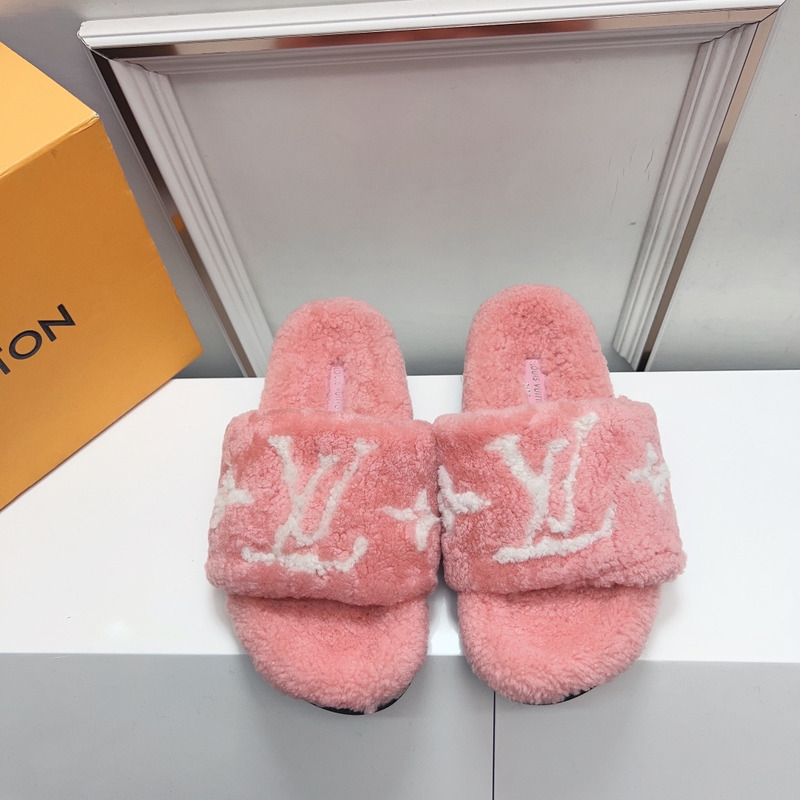 l**is V*t*n paseo flat comfort mules coral pink