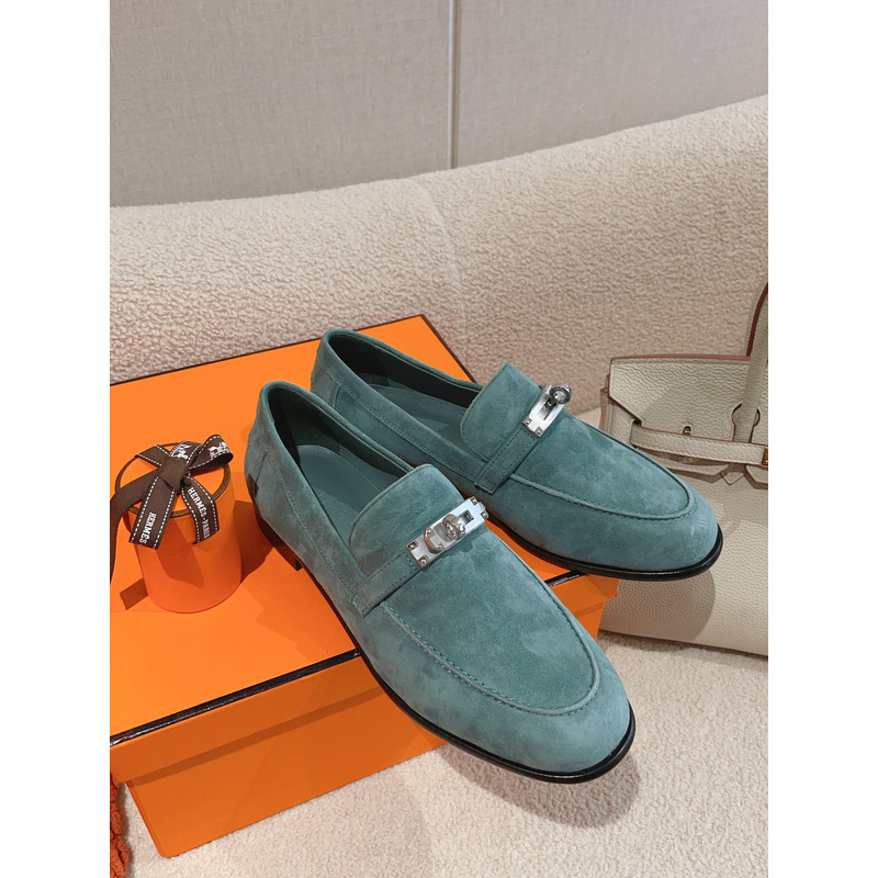 H**mes destin loafer blue