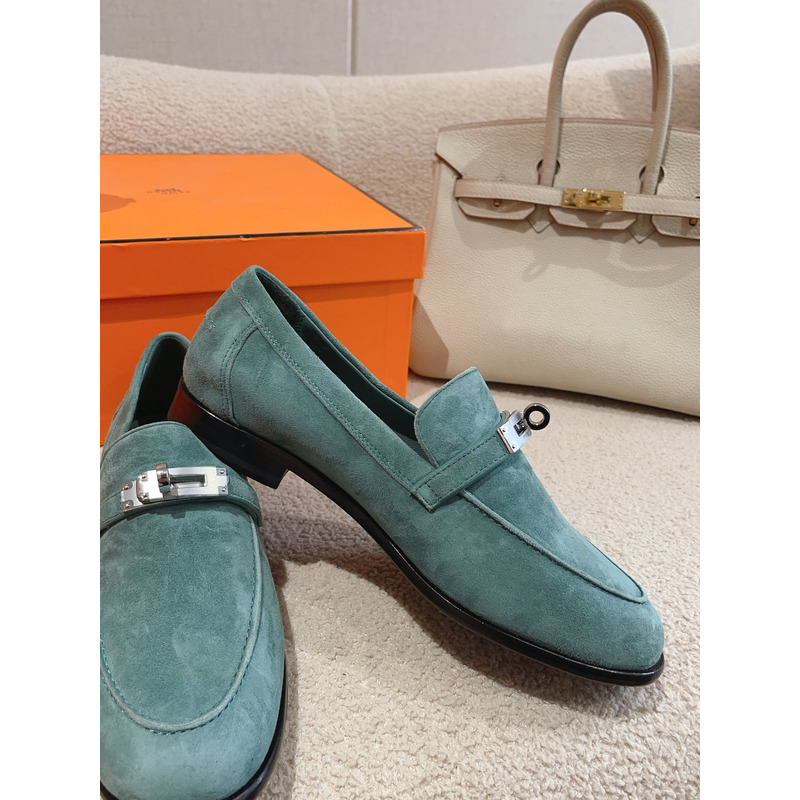 H**mes destin loafer blue