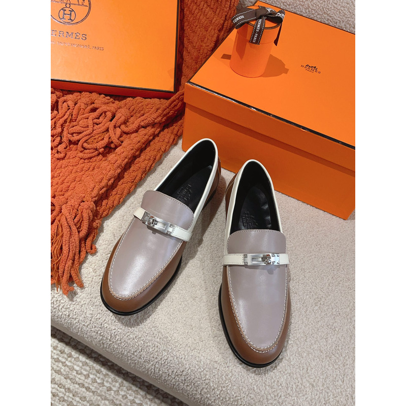 H**mes destin loafer brown